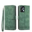 For Motorola Moto G24 Dierfeng Dream Line TPU Hybrid PU Leather Phone Case(Green) - 1