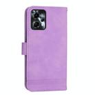 For Motorola Moto G24 Dierfeng Dream Line TPU Hybrid PU Leather Phone Case(Purple) - 3