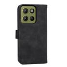 For Motorola Moto G15 Dierfeng Dream Line TPU Hybrid PU Leather Phone Case(Black) - 3