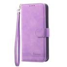 For Motorola Moto G15 Dierfeng Dream Line TPU Hybrid PU Leather Phone Case(Purple) - 2
