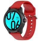 24mm Universal Small Waist Silicone Watch Band(Red) - 1