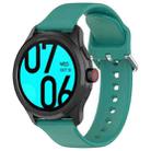 24mm Universal Small Waist Silicone Watch Band(Pine Green) - 1