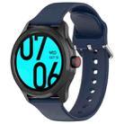 24mm Universal Small Waist Silicone Watch Band(Midnight Blue) - 1