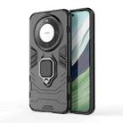 For Huawei Mate 60 Pro Shockproof PC + TPU Holder Phone Case(Black) - 1