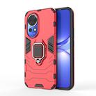 For Huawei nova 12 5G Shockproof PC + TPU Holder Phone Case(Red) - 1