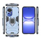 For Huawei nova 12 5G Shockproof PC + TPU Holder Phone Case(Navy Blue) - 3