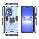 For Huawei nova 12 Pro 5G Shockproof PC + TPU Holder Phone Case(Navy Blue) - 3