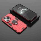 For Huawei P70 Pro Shockproof PC + TPU Holder Phone Case(Red) - 2