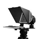 FEELWORLD TP13A Wide Angle Teleprompter for 11 inch Smartphones / Tablets Prompting Smartphone DSLR Recording APP Remote Control(Black) - 1