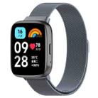 For Redmi Watch 3 Lite / Watch 3 Active Milan Metal Watch Band(Space Grey) - 1