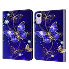 For Xiaomi Redmi Pad SE Crystal Texture Painted Leather Tablet Case(Diamond Butterflies) - 1