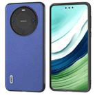 For Huawei Mate 60 ABEEL Haze Texture PU Phone Case(Dark Blue) - 1