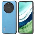 For Huawei Mate 60 ABEEL Haze Texture PU Phone Case(Sky Blue) - 1