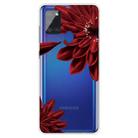 For Samsung Galaxy A21s Shockproof Painted TPU Protective Case(Safflower) - 1