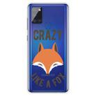 For Samsung Galaxy A21s Shockproof Painted TPU Protective Case(Fox Head) - 1