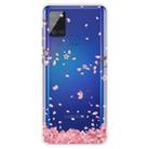 For Samsung Galaxy A21s Shockproof Painted TPU Protective Case(Cherry Blossoms) - 1