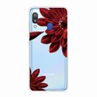For Samsung Galaxy A40 Shockproof Painted TPU Protective Case(Safflower) - 1