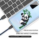 For Samsung Galaxy A41 Shockproof Painted TPU Protective Case(Panda) - 5
