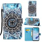 For Motorola Moto G 5G 2023 Colored Drawing Pattern Plain Weave Leather Phone Case(Undersea Mandala) - 1