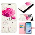 For Motorola Moto G 5G 2023 3D Painting Horizontal Flip Leather Phone Case(Flower) - 1