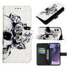 For Motorola Moto G Stylus 5G 2023 3D Painting Horizontal Flip Leather Phone Case(Skull) - 1