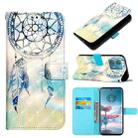 For Motorola Edge 40 Neo 3D Painting Horizontal Flip Leather Phone Case(Dream Wind Chimes) - 1