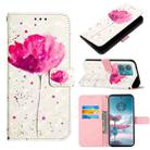 For Motorola Edge 40 Neo 3D Painting Horizontal Flip Leather Phone Case(Flower) - 1