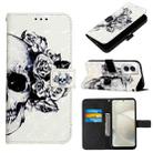 For Motorola Moto G Power 5G 2024 3D Painting Horizontal Flip Leather Phone Case(Skull) - 1