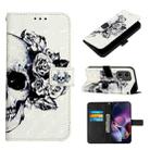 For Motorola Moto G Stylus 5G 2024 3D Painting Horizontal Flip Leather Phone Case(Skull) - 1