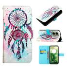 For Motorola Moto G04 4G / G24 4G 3D Painting Horizontal Flip Leather Phone Case(Color Drop Wind Chimes) - 1