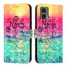 For Motorola Edge 30 Neo 3D Painting Horizontal Flip Leather Phone Case(Chasing Dreams) - 2