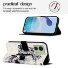 For Motorola Edge 40 5G Global / Edge 2023 US 3D Painting Horizontal Flip Leather Phone Case(Skull) - 3