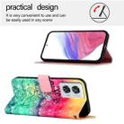 For Motorola Edge 50 Fusion 3D Painting Horizontal Flip Leather Phone Case(Chasing Dreams) - 3