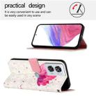 For Motorola Edge 50 Fusion 3D Painting Horizontal Flip Leather Phone Case(Flower) - 3