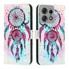 For Motorola Edge 50 Pro 3D Painting Horizontal Flip Leather Phone Case(Color Drop Wind Chimes) - 2