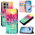 For Motorola Edge 50 Pro 3D Painting Horizontal Flip Leather Phone Case(Chasing Dreams) - 1