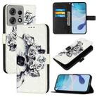 For Motorola Edge 50 Pro 3D Painting Horizontal Flip Leather Phone Case(Skull) - 1