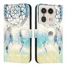 For Motorola Edge 50 Ultra 3D Painting Horizontal Flip Leather Phone Case(Dream Wind Chimes) - 2