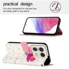 For Motorola Edge 50 Ultra 3D Painting Horizontal Flip Leather Phone Case(Flower) - 3