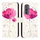 For Motorola Edge 2022 / Edge 5G UW 2022 3D Painting Horizontal Flip Leather Phone Case(Flower) - 2