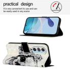 For Motorola Edge X30 / Edge 30 Pro 3D Painting Horizontal Flip Leather Phone Case(Skull) - 3