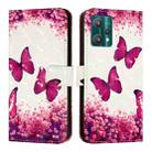 For Motorola Edge+ 2023 / Moto X40 3D Painting Horizontal Flip Leather Phone Case(Rose Butterfly) - 2