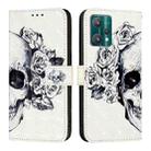 For Motorola Edge+ 2023 / Moto X40 3D Painting Horizontal Flip Leather Phone Case(Skull) - 2