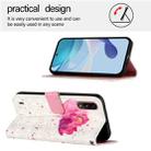 For Motorola Moto E7 Power 3D Painting Horizontal Flip Leather Phone Case(Flower) - 3