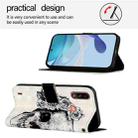 For Motorola Moto E7 Power 3D Painting Horizontal Flip Leather Phone Case(Skull) - 3