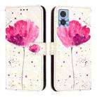 For Motorola Moto E22 / Moto E22i 3D Painting Horizontal Flip Leather Phone Case(Flower) - 2