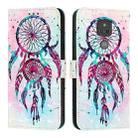 For Motorola Moto G Play 2021 3D Painting Horizontal Flip Leather Phone Case(Color Drop Wind Chimes) - 2