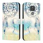 For Motorola Moto G Play 2021 3D Painting Horizontal Flip Leather Phone Case(Dream Wind Chimes) - 2