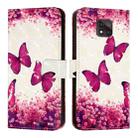 For Motorola Moto G Power 2021 3D Painting Horizontal Flip Leather Phone Case(Rose Butterfly) - 2