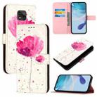 For Motorola Moto G Power 2021 3D Painting Horizontal Flip Leather Phone Case(Flower) - 1